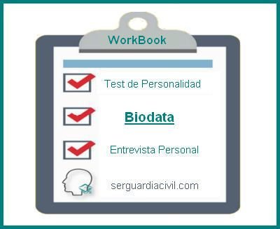 WorkBooks Biodata Ser Guardia Civil